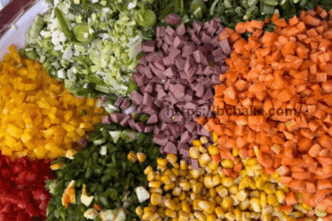 Fried rice vegetables recipe