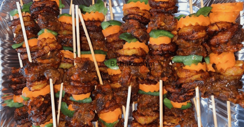 beef kebab and plantain recipe