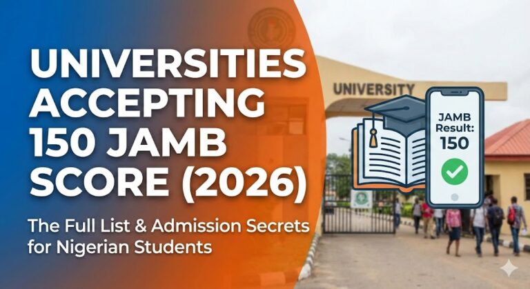 Universities That Accept 150 JAMB Score in 2026