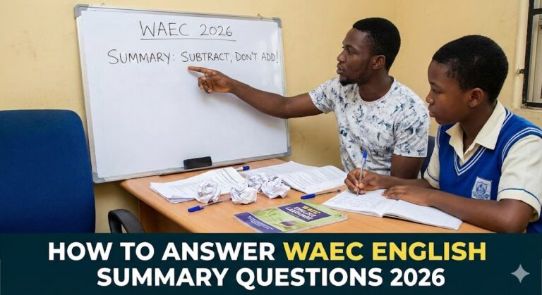 How to Answer WAEC English Summary Questions 2026